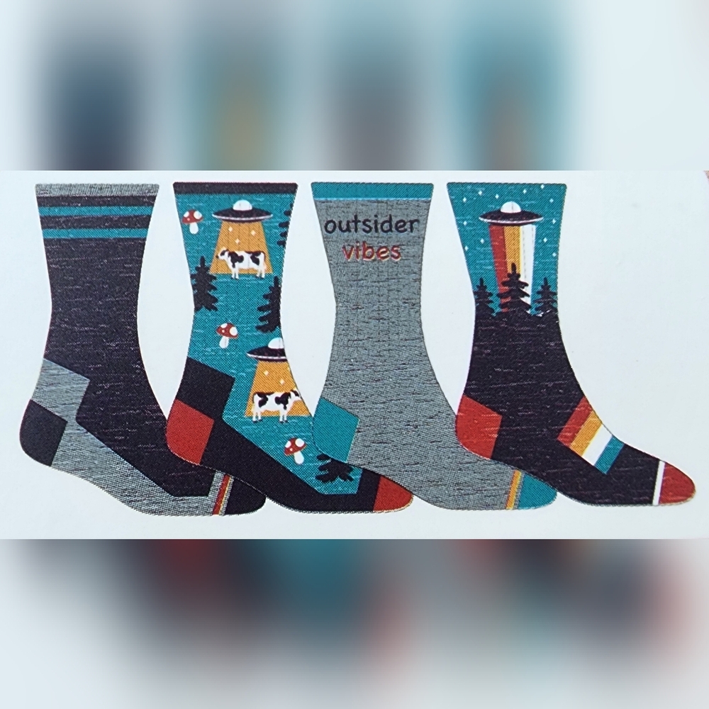 Happy Camper Men's Socks - 4 pack